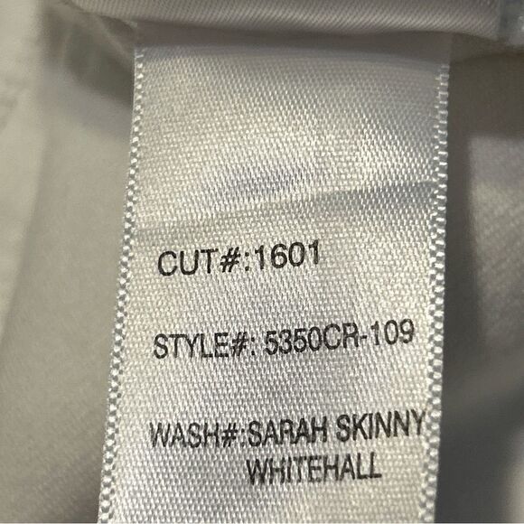 Articles of Society Sarah Skinny Jeans Whitehall Distressed White Size 29 - Picture 13 of 13